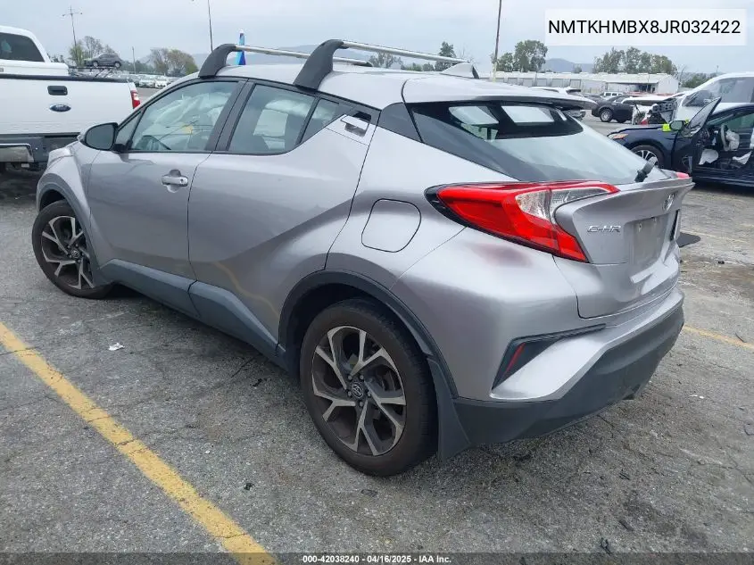 2018 Toyota C-Hr Xle VIN: NMTKHMBX8JR032422 Lot: 42038240