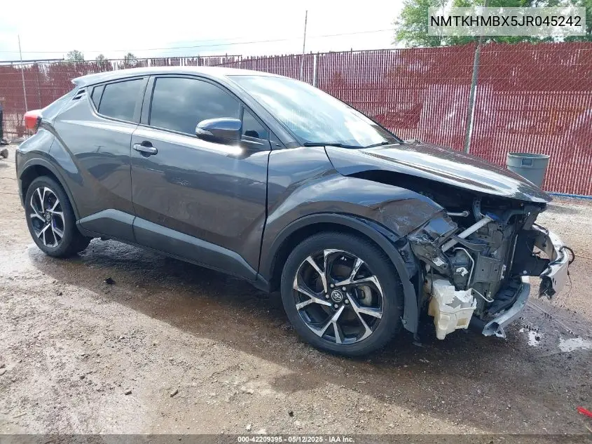 2018 Toyota C-Hr Xle Premium VIN: NMTKHMBX5JR045242 Lot: 42209395