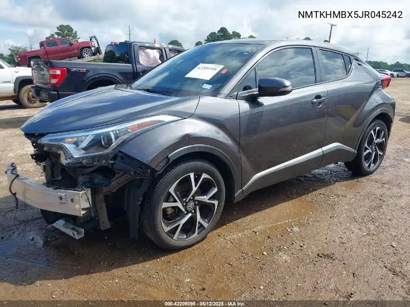 2018 Toyota C-Hr Xle Premium VIN: NMTKHMBX5JR045242 Lot: 42209395