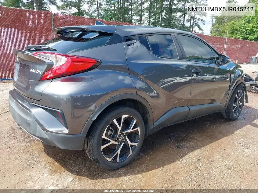 2018 Toyota C-Hr Xle Premium VIN: NMTKHMBX5JR045242 Lot: 42209395