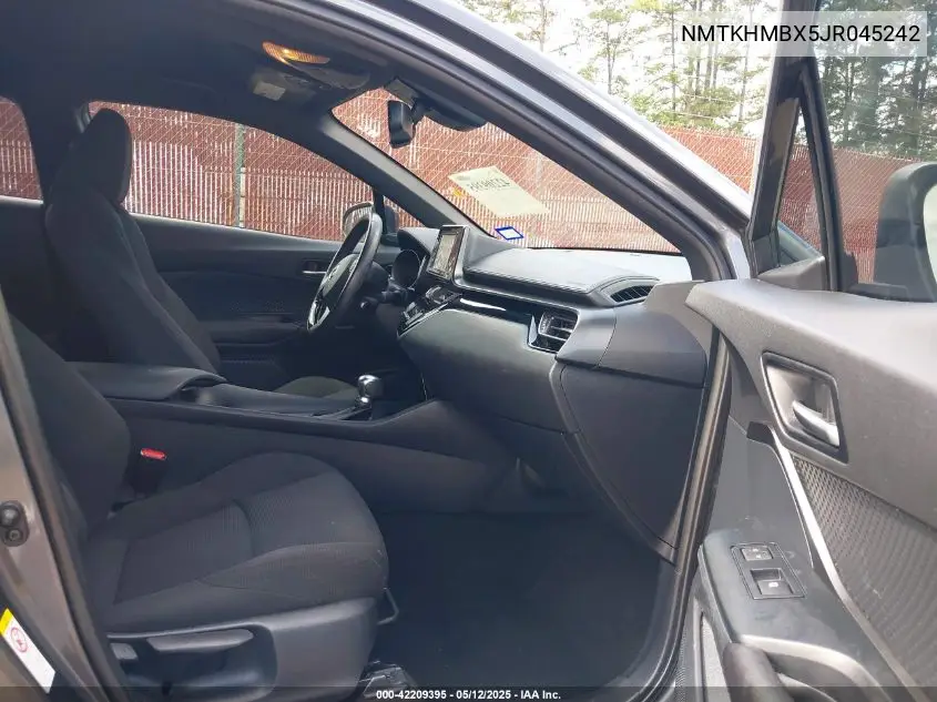 2018 Toyota C-Hr Xle Premium VIN: NMTKHMBX5JR045242 Lot: 42209395