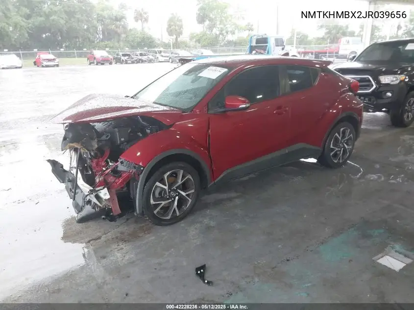 2018 Toyota C-Hr Xle VIN: NMTKHMBX2JR039656 Lot: 42228236