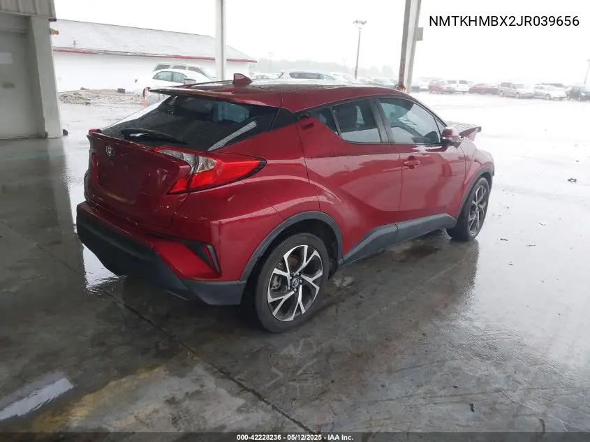 2018 Toyota C-Hr Xle VIN: NMTKHMBX2JR039656 Lot: 42228236