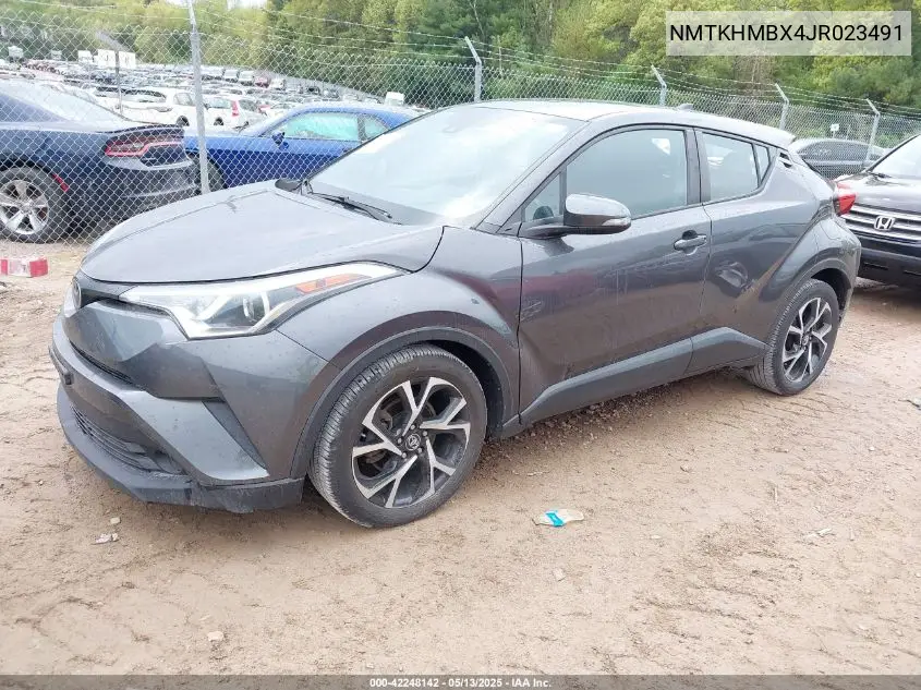 2018 Toyota C-Hr Xle VIN: NMTKHMBX4JR023491 Lot: 42248142