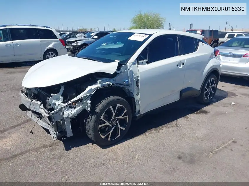 2018 Toyota C-Hr Xle VIN: NMTKHMBX0JR016330 Lot: 42575684