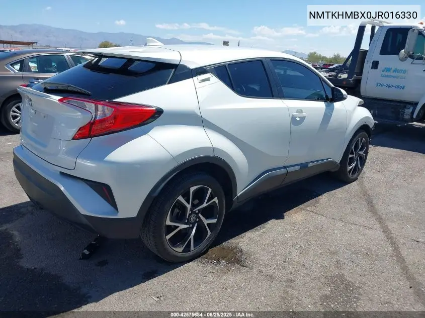 2018 Toyota C-Hr Xle VIN: NMTKHMBX0JR016330 Lot: 42575684