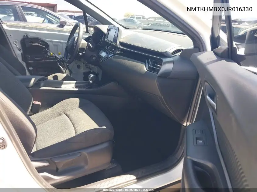 2018 Toyota C-Hr Xle VIN: NMTKHMBX0JR016330 Lot: 42575684