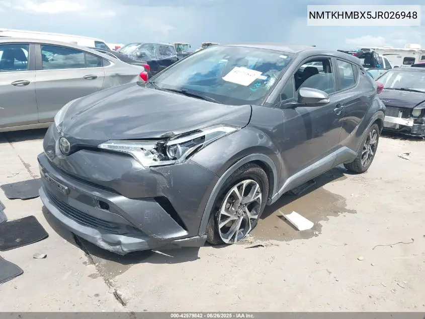 2018 Toyota C-Hr Xle VIN: NMTKHMBX5JR026948 Lot: 42579842