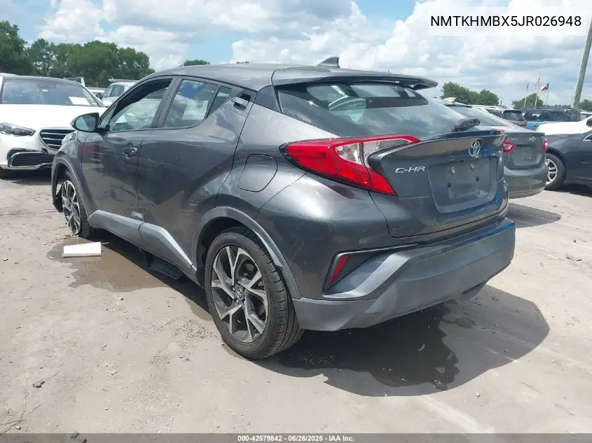 2018 Toyota C-Hr Xle VIN: NMTKHMBX5JR026948 Lot: 42579842