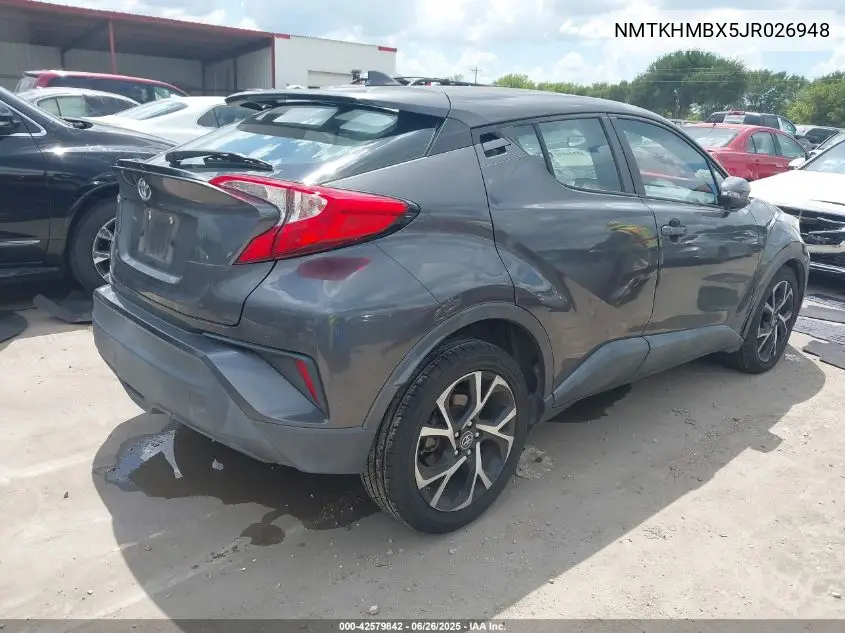 2018 Toyota C-Hr Xle VIN: NMTKHMBX5JR026948 Lot: 42579842