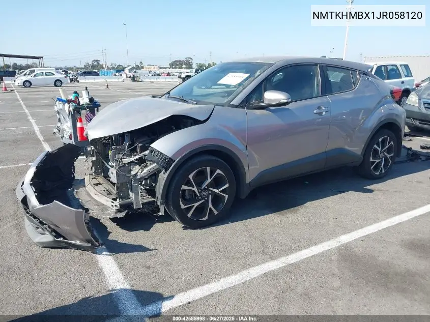 2018 Toyota C-Hr Xle VIN: NMTKHMBX1JR058120 Lot: 42585998