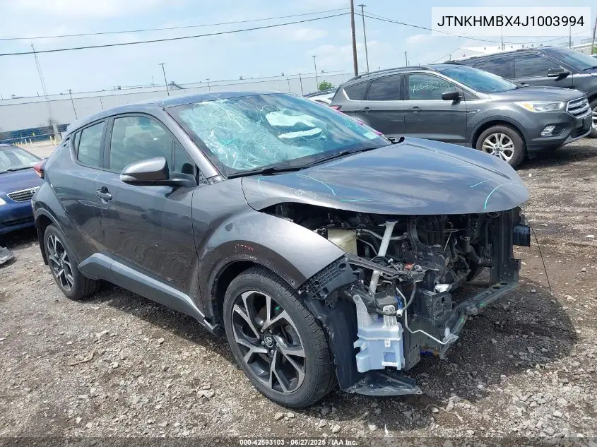 2018 Toyota C-Hr Xle VIN: JTNKHMBX4J1003994 Lot: 42593103