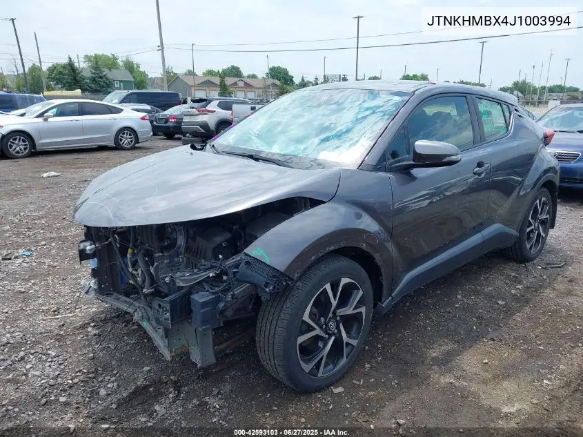 2018 Toyota C-Hr Xle VIN: JTNKHMBX4J1003994 Lot: 42593103