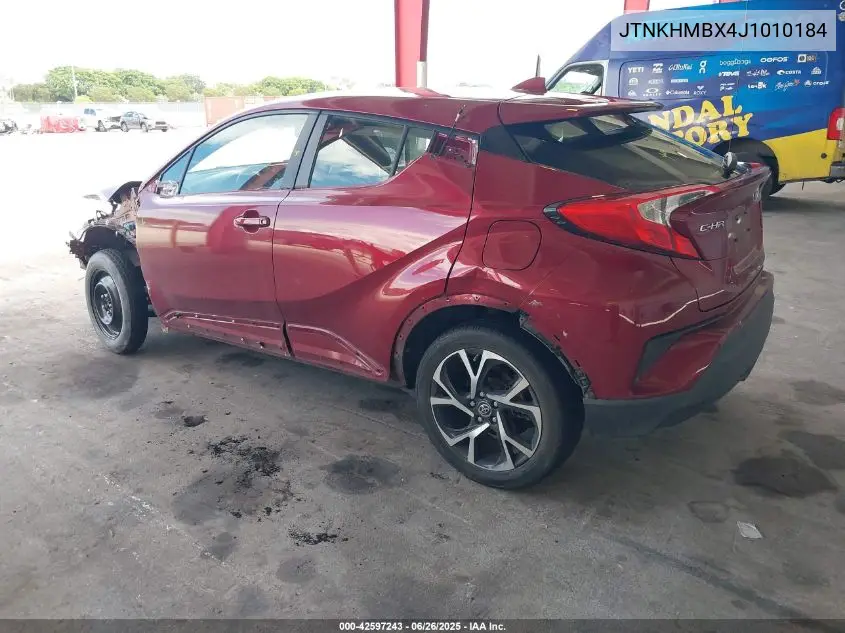 2018 Toyota C-Hr Xle VIN: JTNKHMBX4J1010184 Lot: 42597243