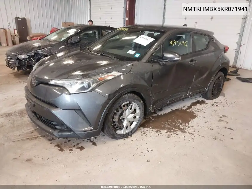 2019 Toyota C-Hr Le VIN: NMTKHMBX5KR071941 Lot: 41991046