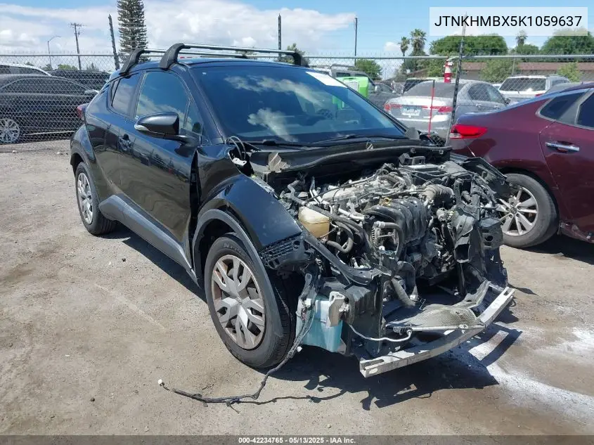 2019 Toyota C-Hr Le VIN: JTNKHMBX5K1059637 Lot: 42234765