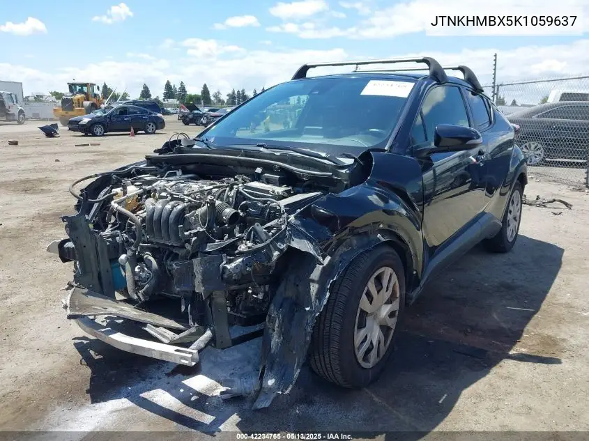 2019 Toyota C-Hr Le VIN: JTNKHMBX5K1059637 Lot: 42234765
