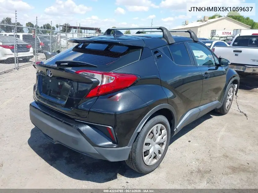 2019 Toyota C-Hr Le VIN: JTNKHMBX5K1059637 Lot: 42234765