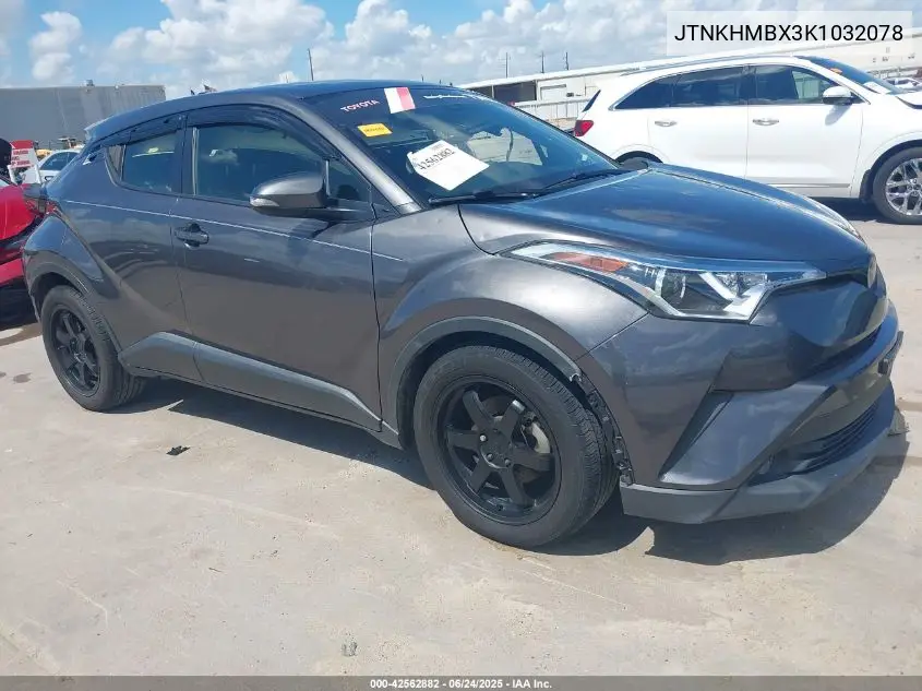 2019 Toyota C-Hr Le VIN: JTNKHMBX3K1032078 Lot: 42562882