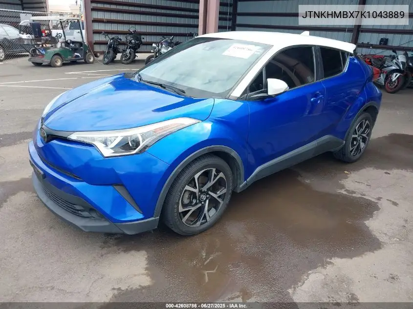 2019 Toyota C-Hr Xle VIN: JTNKHMBX7K1043889 Lot: 42608786