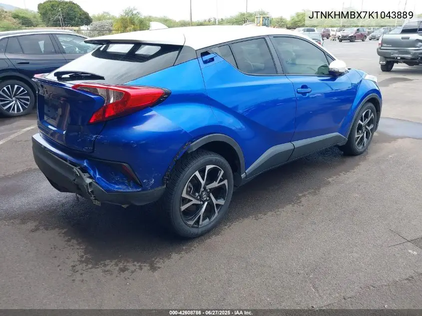 2019 Toyota C-Hr Xle VIN: JTNKHMBX7K1043889 Lot: 42608786