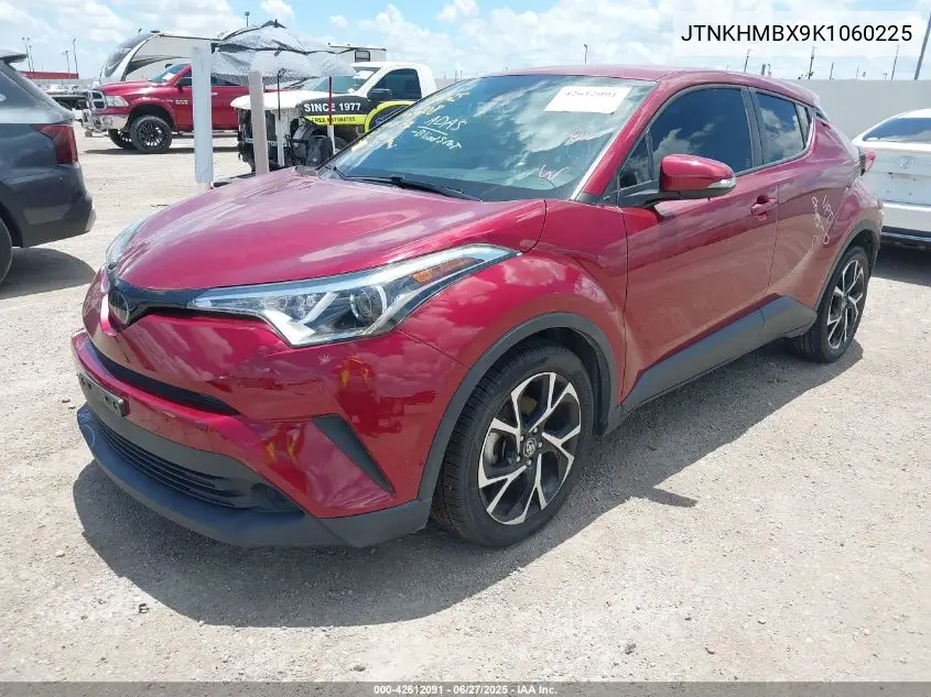 2019 Toyota C-Hr Xle VIN: JTNKHMBX9K1060225 Lot: 42612091