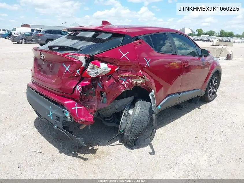 2019 Toyota C-Hr Xle VIN: JTNKHMBX9K1060225 Lot: 42612091