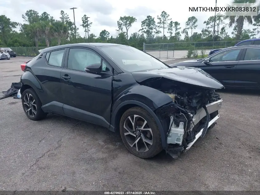 2019 Toyota C-Hr Xle VIN: NMTKHMBXXKR083812 Lot: 42709223