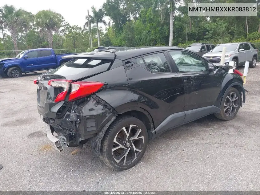 2019 Toyota C-Hr Xle VIN: NMTKHMBXXKR083812 Lot: 42709223