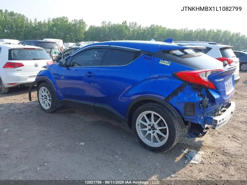 2020 Toyota C-Hr Xle/Le/Limited VIN: JTNKHMBX1L1082799 Lot: 12321758