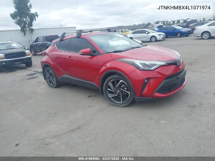 2020 Toyota C-Hr Limited VIN: JTNKHMBX4L1071974 Lot: 41885562