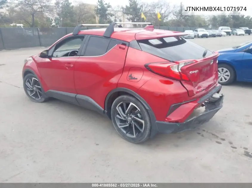 2020 Toyota C-Hr Limited VIN: JTNKHMBX4L1071974 Lot: 41885562