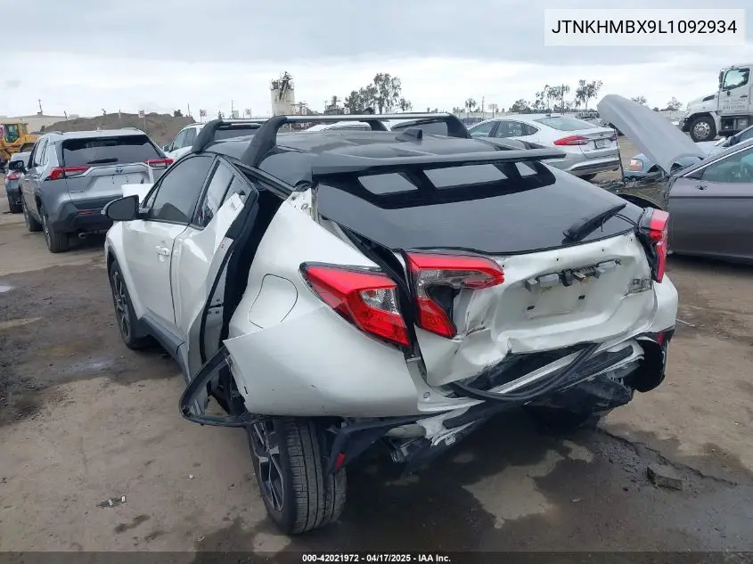 2020 Toyota C-Hr Xle VIN: JTNKHMBX9L1092934 Lot: 42021972