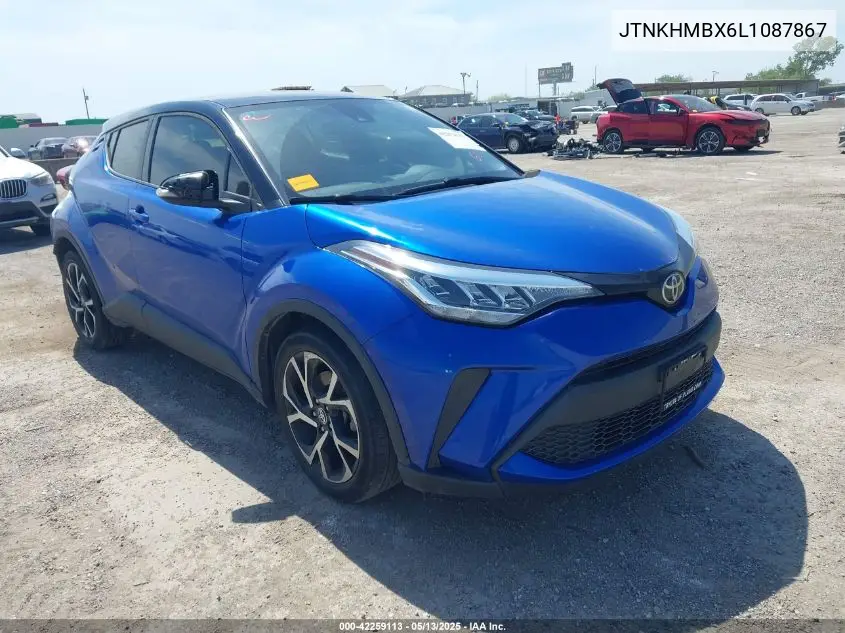 2020 Toyota C-Hr Xle VIN: JTNKHMBX6L1087867 Lot: 42259113