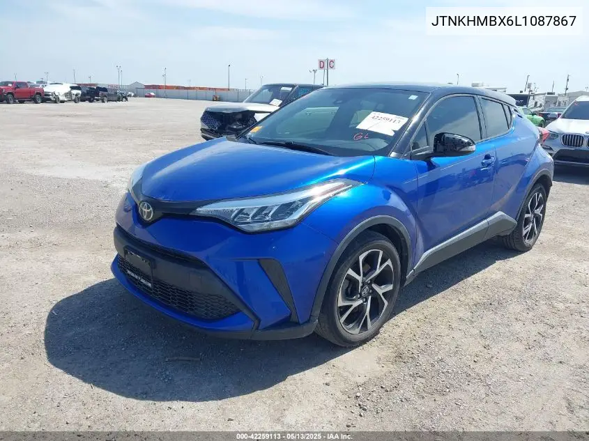 2020 Toyota C-Hr Xle VIN: JTNKHMBX6L1087867 Lot: 42259113