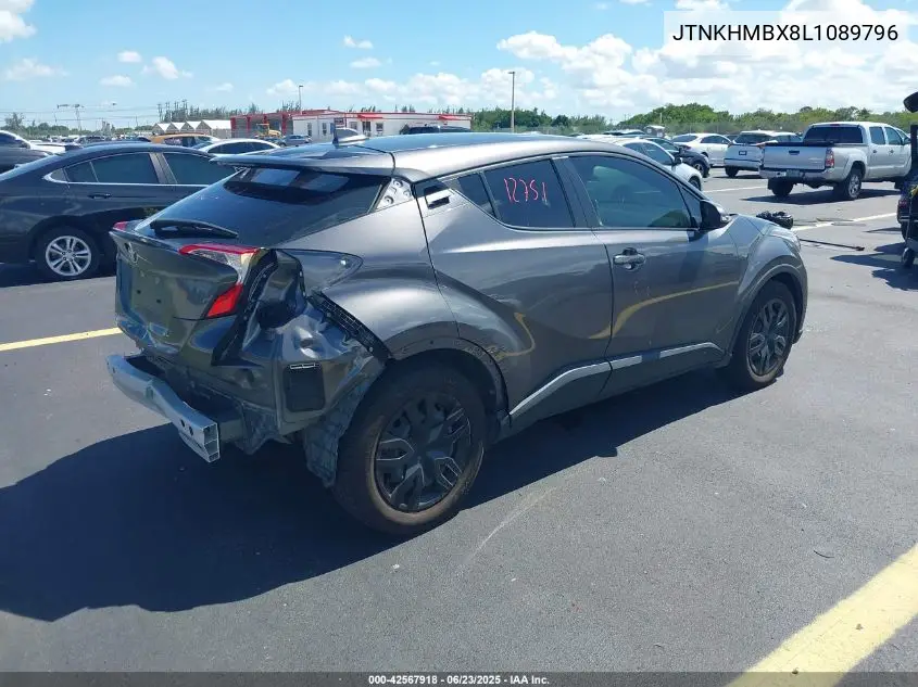 2020 Toyota C-Hr Le VIN: JTNKHMBX8L1089796 Lot: 42567918