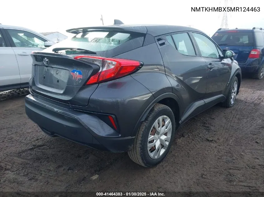 2021 Toyota C-Hr Le VIN: NMTKHMBX5MR124463 Lot: 41464383
