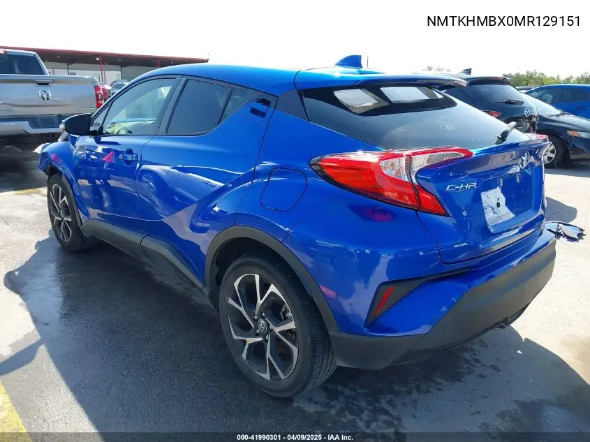 2021 Toyota C-Hr Xle VIN: NMTKHMBX0MR129151 Lot: 41990301