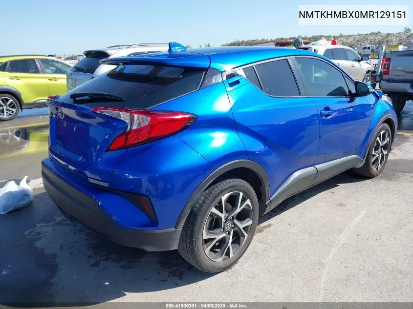 2021 Toyota C-Hr Xle VIN: NMTKHMBX0MR129151 Lot: 41990301