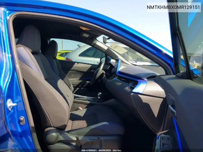 2021 Toyota C-Hr Xle VIN: NMTKHMBX0MR129151 Lot: 41990301