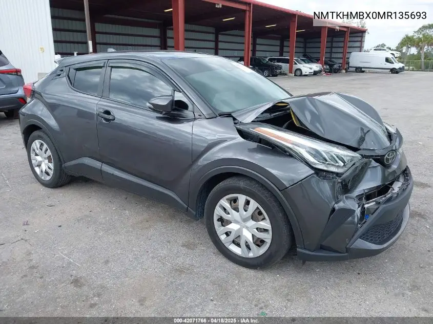 2021 Toyota C-Hr Le VIN: NMTKHMBX0MR135693 Lot: 42071766