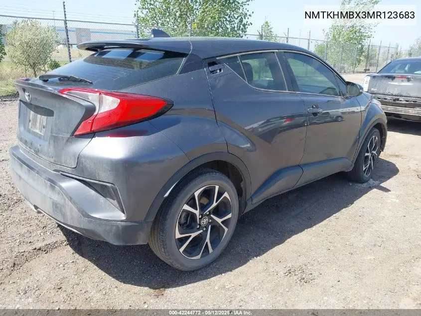 2021 Toyota C-Hr Xle VIN: NMTKHMBX3MR123683 Lot: 42244772