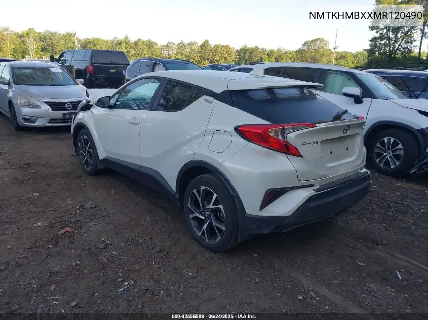 2021 Toyota C-Hr Xle VIN: NMTKHMBXXMR120490 Lot: 42556589