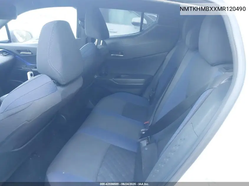 2021 Toyota C-Hr Xle VIN: NMTKHMBXXMR120490 Lot: 42556589
