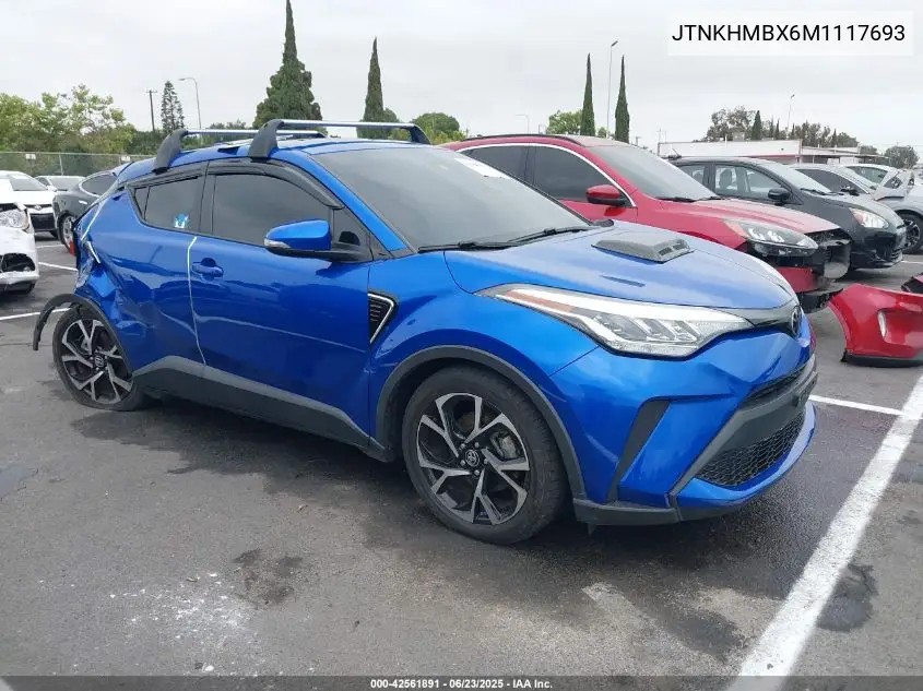 2021 Toyota C-Hr Xle/Le/Night Shade/Limited VIN: JTNKHMBX6M1117693 Lot: 42561891
