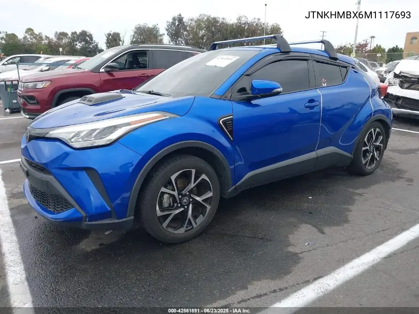 2021 Toyota C-Hr Xle/Le/Night Shade/Limited VIN: JTNKHMBX6M1117693 Lot: 42561891