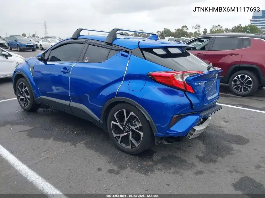 2021 Toyota C-Hr Xle/Le/Night Shade/Limited VIN: JTNKHMBX6M1117693 Lot: 42561891