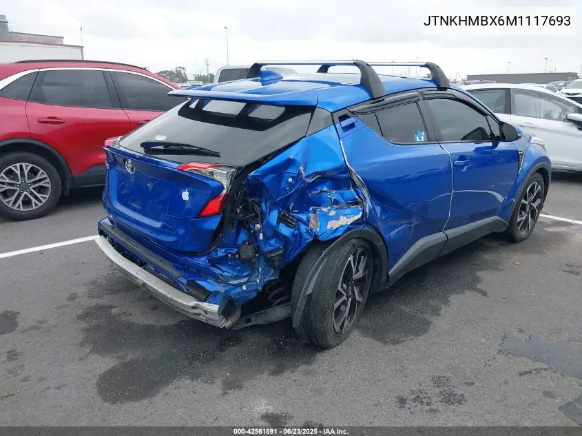 2021 Toyota C-Hr Xle/Le/Night Shade/Limited VIN: JTNKHMBX6M1117693 Lot: 42561891