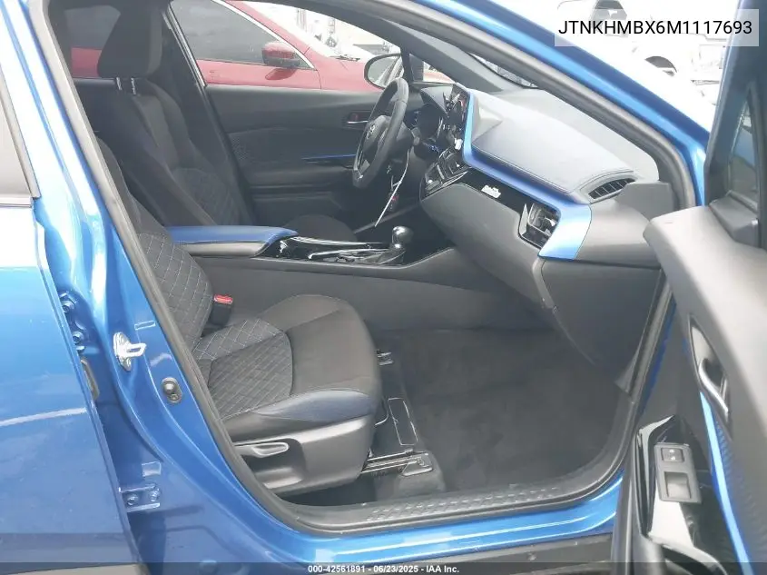 2021 Toyota C-Hr Xle/Le/Night Shade/Limited VIN: JTNKHMBX6M1117693 Lot: 42561891