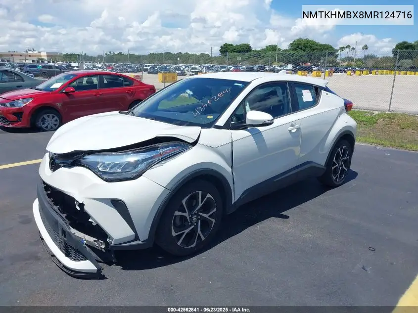 2021 Toyota C-Hr Xle VIN: NMTKHMBX8MR124716 Lot: 42562841